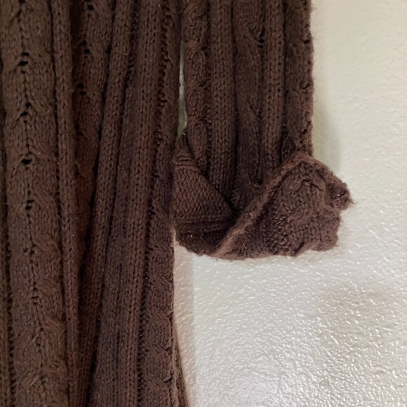 Soft Surroundings Wool Blend Long Sleeve Brown Cardigan Size Small - Picture 9 of 9